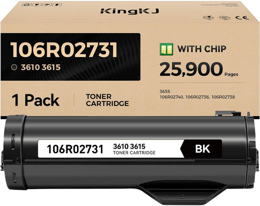 Phaser 3610 WorkCentre 3615 Black Extra High Capacity Toner Cartridge Replacement for 106R02731 106R02722 106R02720 Compatible for Xerox 3615 3615n 3615DN 3615DNM 3610 3610DN 3610DNM 3610N Printer Ink
