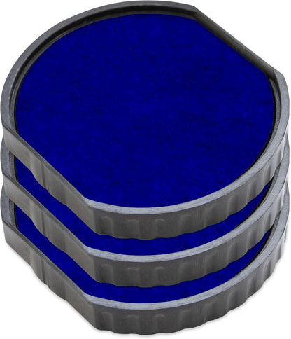 COLOP E/R40 Non-Toxic, Water Based Premium Replacement Pad for Printer R40 Stamp - Pack of 3 - Blue