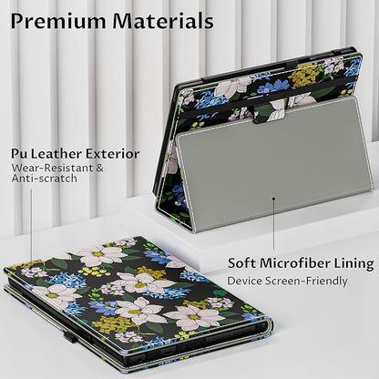 VORI Case for All-New Amazon Kindle Fire HD 10 Tablet (13th/11th Generation 2023/2021 Release) and Fire HD 10 Plus - Slim Folding Stand Folio Cover with Auto Wake/Sleep & Hand Strap, Orchid