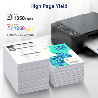 INKCLOUD 206A Toner Cartridges 4 Pack with Chip Compatible Replacement for HP 206A 206X W2110A W2110X Work with Color Pro MFP M283fdw M283cdw Pro M255dw M283 M255 Printer Ink High Yield Toner