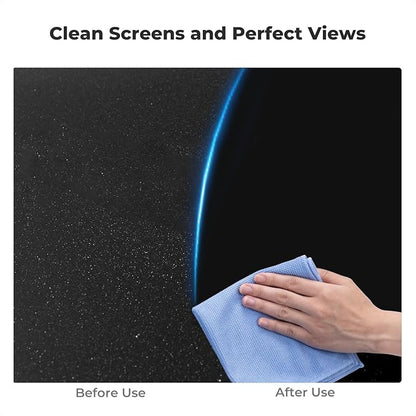 K&F CONCEPT 250ML Screen Cleaner Spray + Large Pearl Cloth + Microfiber Cloths*2 + 4 Brushes - Travel Size Electronic Cleaner for Car, Computer, Laptop, iPad, MacBook, Phone, Watch, Eyeglass