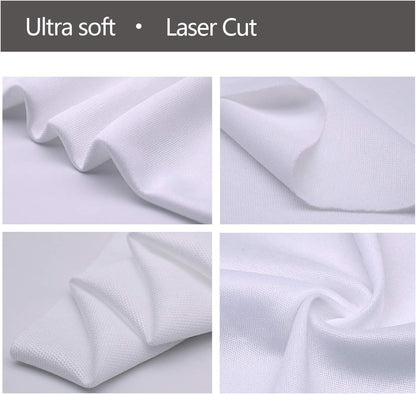 AAWipes Cleanroom Cloth Wipes 9"x9" (Bag of 150 Pcs) Double Knit 100% Polyester Wipers Lint Free Cloths with Ultra-fine Filaments, Laser Sealed Edge, Class 100 Cloths, Ultra-soft Wipes CP14009