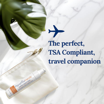 Orange Pineapple Gel Hand Sanitizer | Soothing, Moisturizing, Hydrating | Tropical Scent | Essential Oils, Green Tea Extract, Aloe, and Vegan Glycerin | TSA-Approved Travel Essential | 6-pack