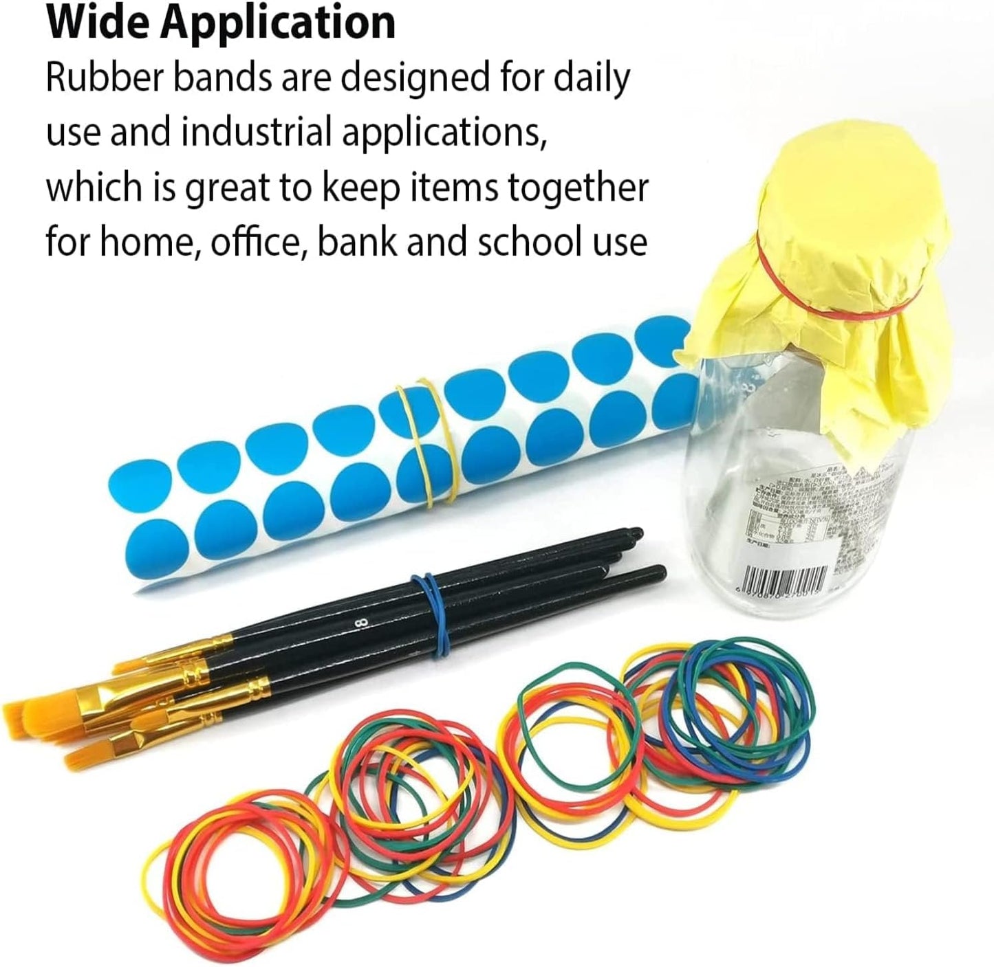 3" x 1/8'' - Size #32 - Rubber Band Depot - Everyday Rubber Bands, Business Bands - Approximately 90 Per Bag - 1/8 Pound Bag