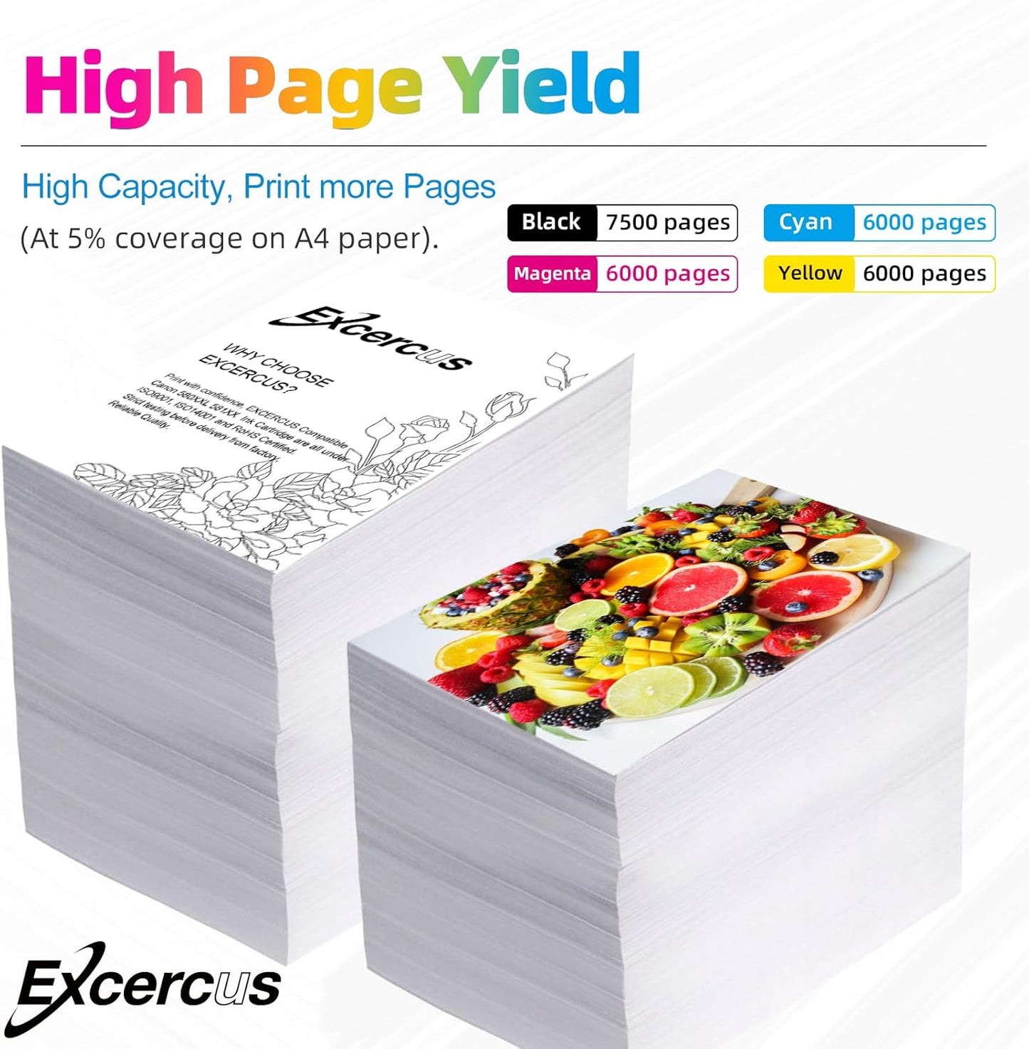 T502 502 Ink Refill Bottles Compatible for ET2760 ET-4760 ET2750 ET-3760 ET-2850 ET-15000 ST-4000 ST-2000 ET-3710 ET-3850 ET-3750 ET-4850 ET-3830 ET4750 ET2700 Printers (2BK C M Y)