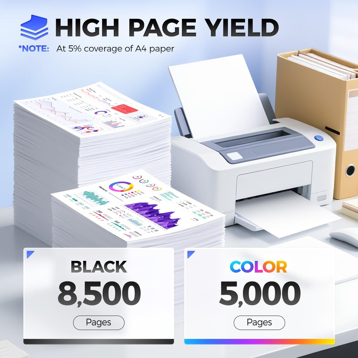 78C1XK0 78C1XC0 78C1XM0 78C1XY0 Toner Cartridge Set 4-Pack Printer High Yield Replacement Compatible with Lexmark CS421dn CS521dn CS622de CX421adn CX522ade CX622ade CX625ade CX625adhe Laser Ink Black