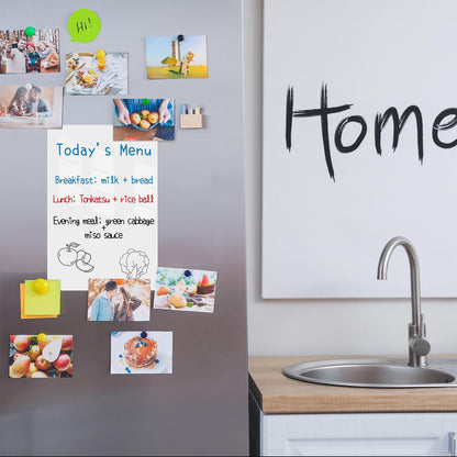 Magnetic Whiteboard Contact Paper, 36" x 48" Stick on Magnetic Dry Erase White Board Sticker on Wall, Easy to Write for Drawing, School, Office, Kitchen Fridge