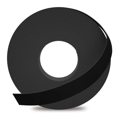 GSCIT Club Black Edge Banding, 3/4 inch x 25ft Melamine Edge Banding with Hot Melt Adhesive Pre-glued Edge Banding Flexible Edging for Plywood Cabinet Furniture