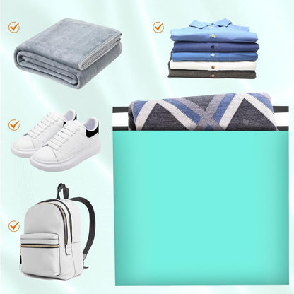 Large Poly Mailers 24x24 Inch 50 Pcs, Extra Large Shipping Bags for Clothing with Self-Sealing Tear-Resistant, Waterproof Poly Bags, Mailing Envelopes for Small Business (Teal)