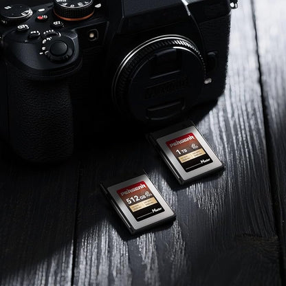 PERGEAR 512GB (Pack of 2) CFexpress 4.0 Type B Memory Card, 3500MB/s Write & 3400MB/s Read Speed for 8K Raw Video Recording (Master Series), Compatible with R3/R5/R5C/Z8/Z9/Z7 II/Z6 II/S1 DSLR Cameras