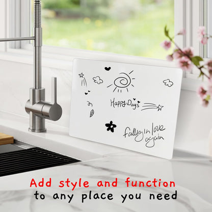 Mini Dry Erase Board for Kids, 3-Pack - 9x12-Inch Small White Boards for Students and Teachers - Double-Sided, Portable, and Easy-to-Clean Writing Boards for Classroom, Office, or Home