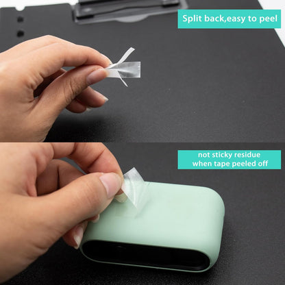 BOYEEZON TZe/TZ Tape 12mm 0.47 Laminated Clear Replacement for Brother Ptouch TZe-131 Laminated Black on Clear Label Tape for Brother Label Maker PT-D210, PT-D220, PT-H110, PT-D400, 5-Pack