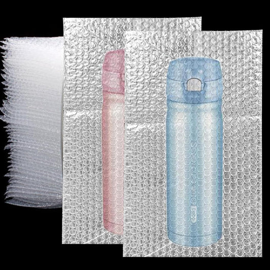 50Pcs Clear Bubble Out Bags, 10”x14” Bubble Pouches Bags for Shipping, Double Wall Bubble Cushioning Wrap Bags for Moving Packaging Storage Fragile China Dishes Electronic Item-Large Bubble Pouches