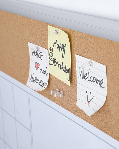 PAPERPAL 280 Rose Gold Push Pins for Cork Board, Clear Thumb Tacks for Wall Hangings, Pushpins for Office School & Personal Use, Standard Size Push Pin Tacks