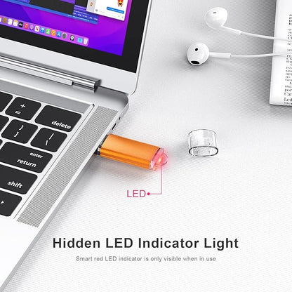 K&ZZ 16GB Flash Drive 10 Pack 16 GB USB Flash Drives Thumb Drive USB Stick 16G Memory Stick USB 2.0 Pen Drive, Multicolored