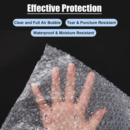 10 Pack 26 * 30 Inch Extra Large Bubble Pouches Clear Bubble Pouch Wrap Bags for Packing Shockproof Cushioning Wrap Bag for Shipping Moving Fragile Dishes China Plates Painting Fragile Items