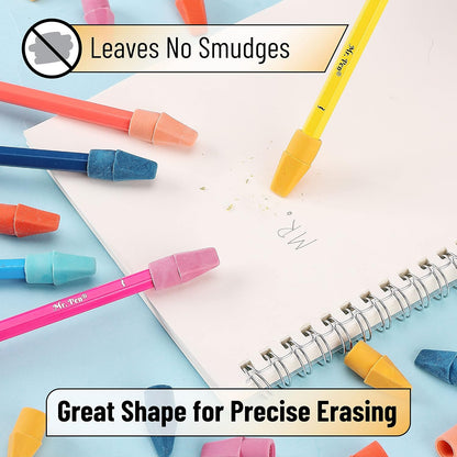 Mr. Pen- Pencil Eraser Toppers, 120 Pack, Vintage Colors, Cap Erasers, Pencil Top Erasers, Eraser Tops