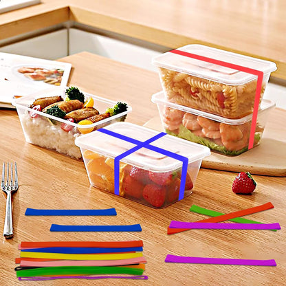 32Pcs Silicone Rubber Bands 3Sizes Elastic Rubber Wrapping Bands Thick Colorful Silicone Rubber Band for Books,Art,Exercise,Crab Traps,Cooking Boxes Wraps,Wallet Card,Office Supplies(Random Color)