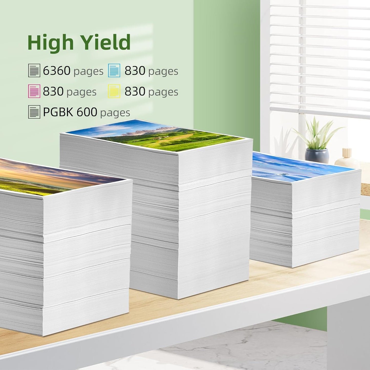 PGI-280 XXL CLI-281 XXL Ink Cartridge Replacement for Canon 281 Ink Cartridges Compatible for Canon Ink 280 and 281 Cartridges Work for TR8620 TR8620A TR7520 TS8220 Printer, 5 Pack