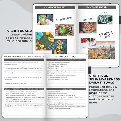 Clever Fox Planner – Undated Weekly & Monthly Planner for Productivity, Time Management & Goals – Organizer Journal – A5 (Black)