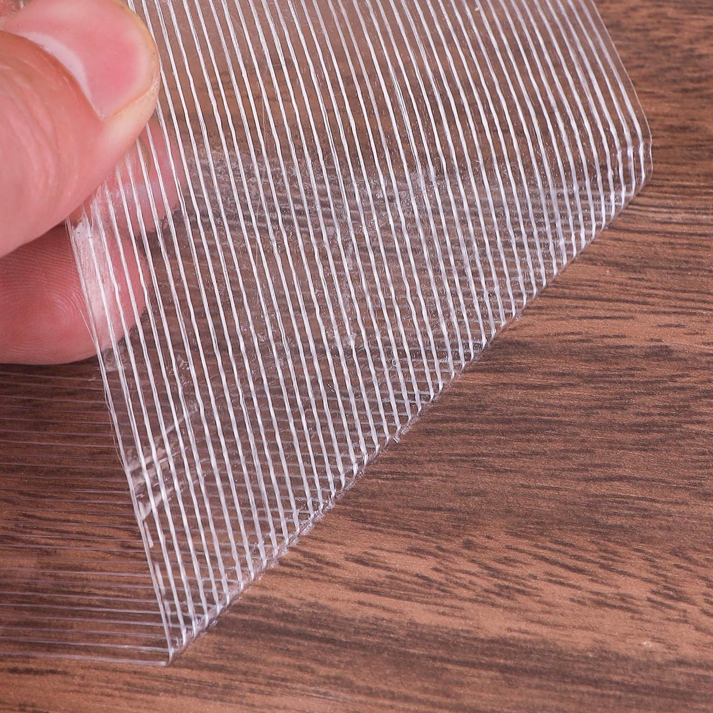 Strapping Tape 3 inch, Heavy Duty Shipping Packing Tape, Clear Filaments Run Lengthwise, Waterproof, Fiberglass Reinforced Packing Tape