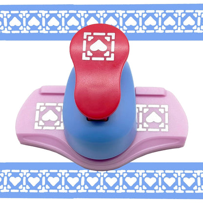 MIAO JIN Love in The Box Craft Punch Hemming and Border Punch Set - Edge and Fancy Punch - DIY Art, Scrapbooks, Gift & Wedding Cards