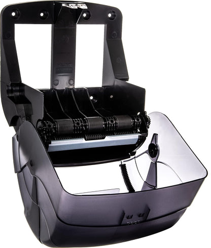 San Jamar T850TBK Black Pearl Integra Plastic Lever Roll Towel Dispenser