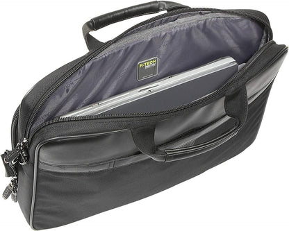Kenneth Cole REACTION Unisex Adult Urban Slim 15.6" to 18.4" Laptop & Tablet Business Travel Computer Bags, Black