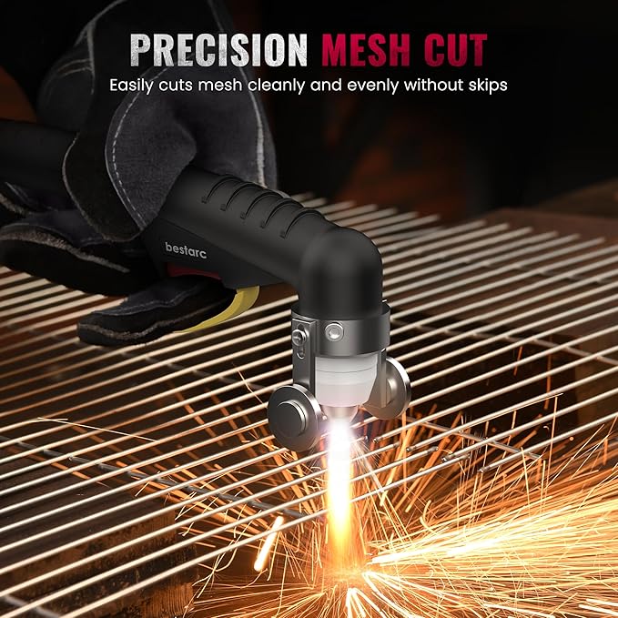bestarc Plasma Cutter, [Pilot Arc] [Large LED Display] [Air Sensor] 80A bestarc Plasma Cutter Machine 110/220V Dual Voltage, 7/8 Inch Clean Cut 1.38 Inch Max Cut, Post Flow 2T/4T for Beginners DIY