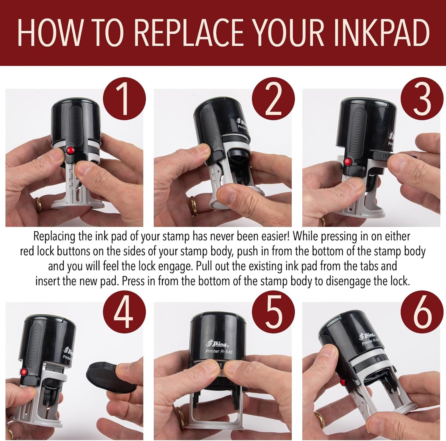 Maryland Round Notary Stamp | Official State Notary Stamp | Official Seals | Meets State Specifications (Maryland, Round Stamp)