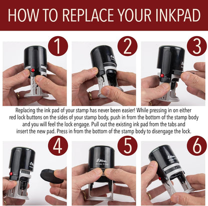Arizona Round Notary Stamp | Official State Notary Stamp | Official Seals | Meets State Specifications (Arizona, Round Stamp)