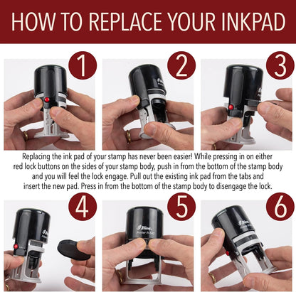 Hawaii Round Notary Stamp | Official State Notary Stamp | Official Seals | Meets State Specifications (Hawaii, Round Stamp)