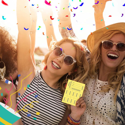 Kosiz 1000 Sheet 10 Bid Raffle Tickets Chinese Auction Tickets Sheets Auction Fundraiser Ticket Numbered with Name and Phone Number Per Sheet Raffle Tags for Silent Bidding (Yellow)