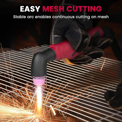 bestarc Plasma Cutter, [Pilot Arc][Large LED Display][Air Sensor] 50A bestarc Plasma Cutter Machine 110/220V Dual Voltage, 1/2'' Clean Cut 3/4 Inch Max Cut, Post Flow Mesh, 2T/4T for Beginners DIY