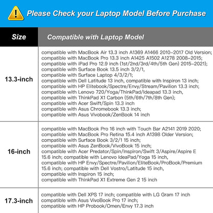 MOSISO PU Leather Laptop Tote Bag for Women, Waterproof Large Capacity Business Work Briefcase Shoulder Laptop Bag