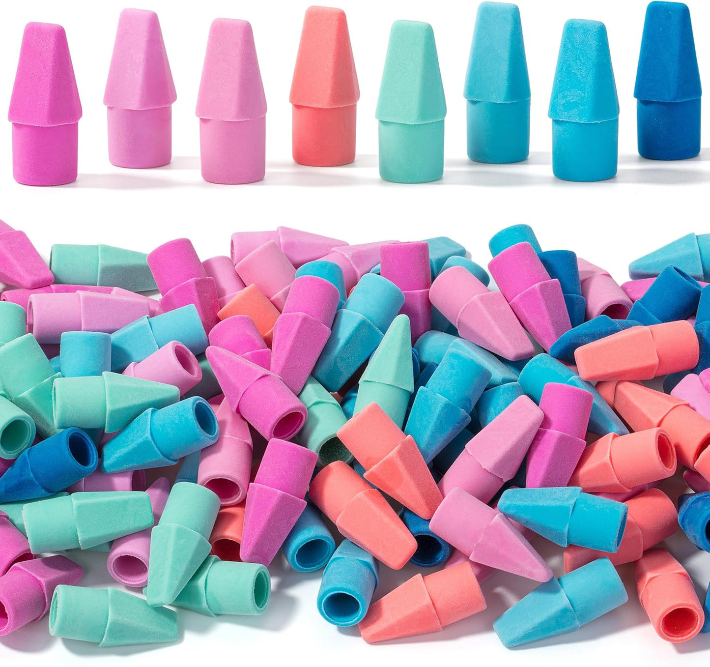 Mr. Pen- Pencil Erasers Toppers, 120 Pack, Colorful, Latex Free, No Smudge, Mr Pen Erasers for Pencils