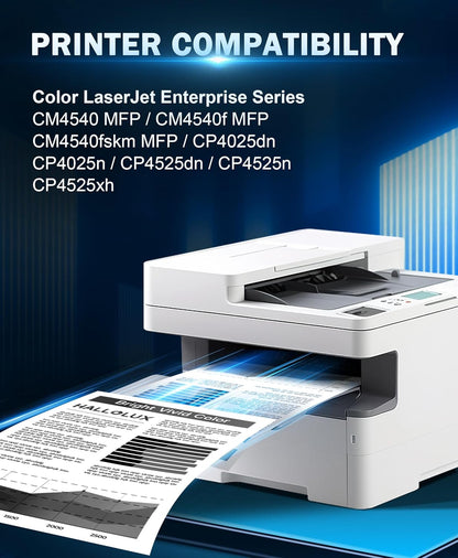 647A CE260A Toner Cartridge Replacement for HP 647A Black Toner Cartridge Works for HP Color Laserjet Enterprise CM4540 MFP, CP5024, CP4525 Series Printer (1 Black Pack)