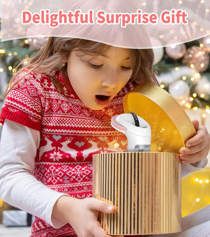 Embossing Label Maker Machine with Tapes, Vintage Embossed Label Maker, Retro Embossing Machine with 10 Rolls 9mm 3D Embossing Label Tapes for Home Office Kids DIY Crafting School, Pink