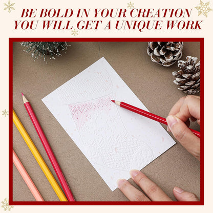 Geiserailie 8 Pieces Embossing Folders Embossing Machine Template Paper Card Heart Folders for Card Making DIY Flower Scrapbook Photo Album Craft Decoration 5.9 x 4.1 Inch(8 Pcs,Christmas Style)