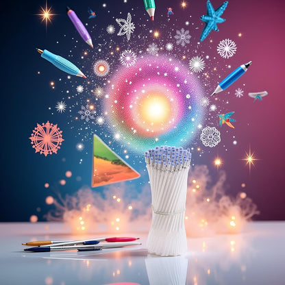 20 Pcs White Gel Pen Refills, Glitter and Metallic Gels Pen Refills, 0.7mm Gel Ink Pen Replacement Coloring Pens Art Marker for Crafting Drawing,Pens and Refills