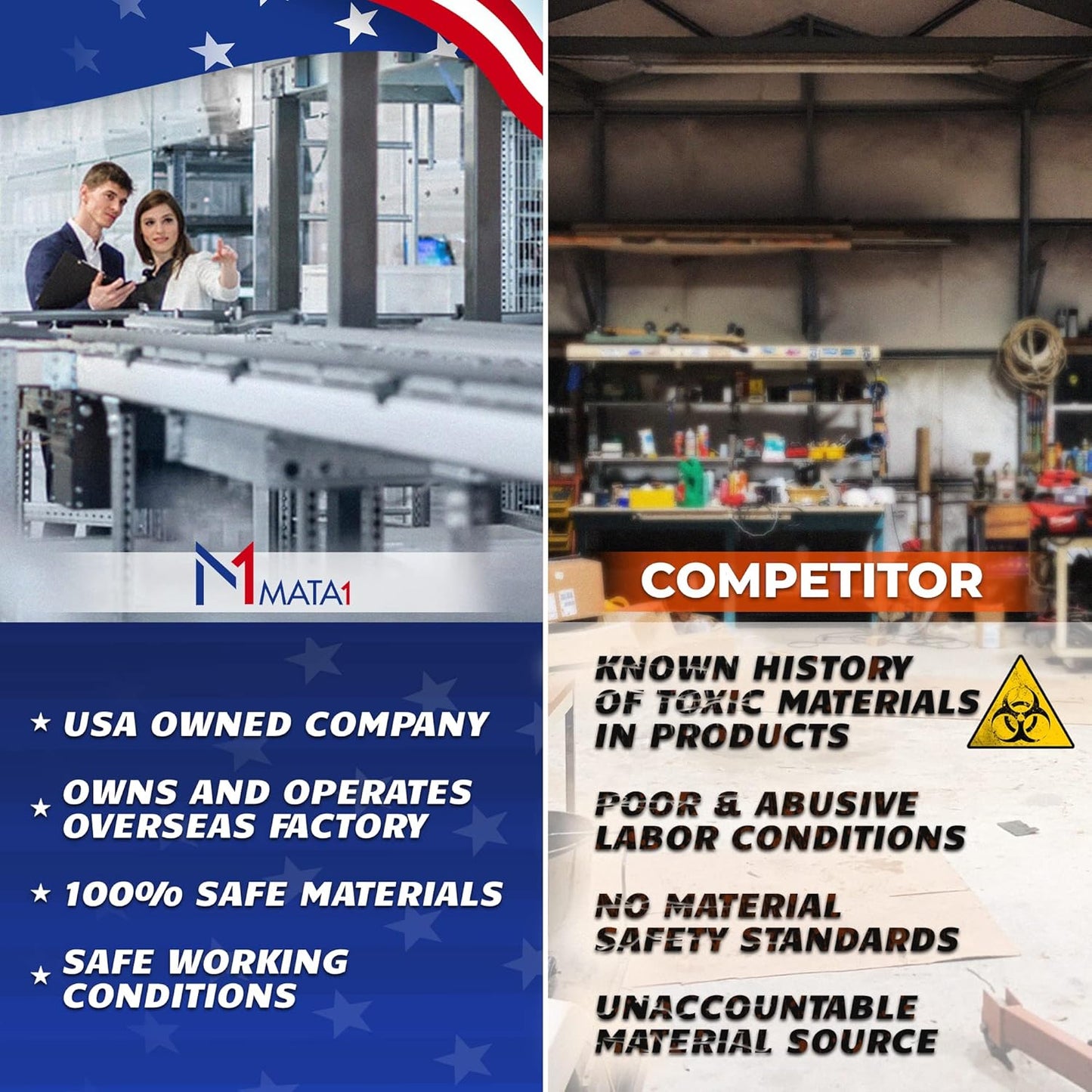 Mata1-USA Plastic Horizontal Card Protector (Clear, 4x3 Inch, 100 Pack), Large Size No Zipper ID Name Badge Holder