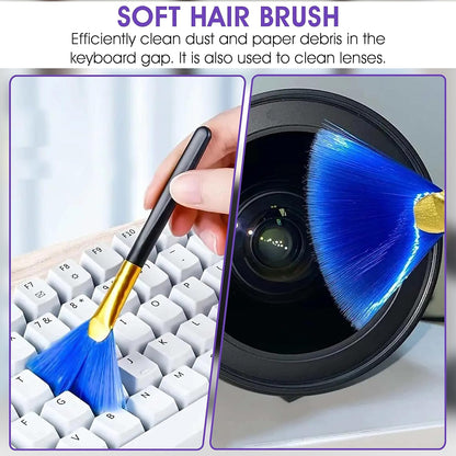 Swanky Screen Cleaner Kit: 6-Pack Microfiber Cloths & Electronic Cleaner Spray for TV, iPad, iPhone, Monitor & Laptop (17 Oz)