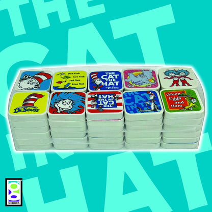 Raymond Geddes Dr. Seuss Character Erasers for Kids (Pack of 60)