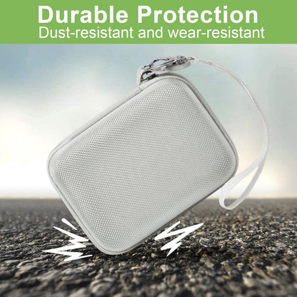 Digital Camera Case Compatible with VAHOIALD FHD 1080P/ for CAMKORY Digital Point and Shoot/for KODAK PIXPRO FZ45-BK 16MP Vlogging/for IWEUKJLO/for Nsoela, Holder for SD Card More- Light Gray
