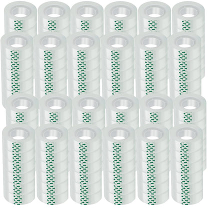 144 Rolls Transparent Tape Refills Rolls Each Rol 1 inch Corel 3/4 x 900 Inches,for School,Office, Home.