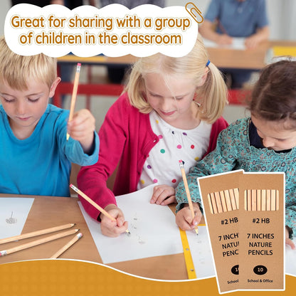 Geyoga 30 Packs of 300 Count #2 Pre Sharpened Pencils Bulk Woodcased for Classroom #2 HB Triangle Shape Pencils with Top Erasers for Teacher Office Back to School Supply(Wood Color)