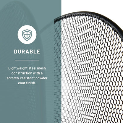 Safco Onyx Desk Organizer, 3 Vertical Compartments and 3 Trays, Office and Classroom Mailbox , Paper and Mail Sorter, Steel Mesh, Black