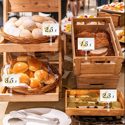 60 Pieces Rotating Clip on Sign Holder Plastic Merchandise Retail Display Sign Clip Holder with Clamp Pop Swivel Rack Card Sign Business Store Price Tags Sign Holder