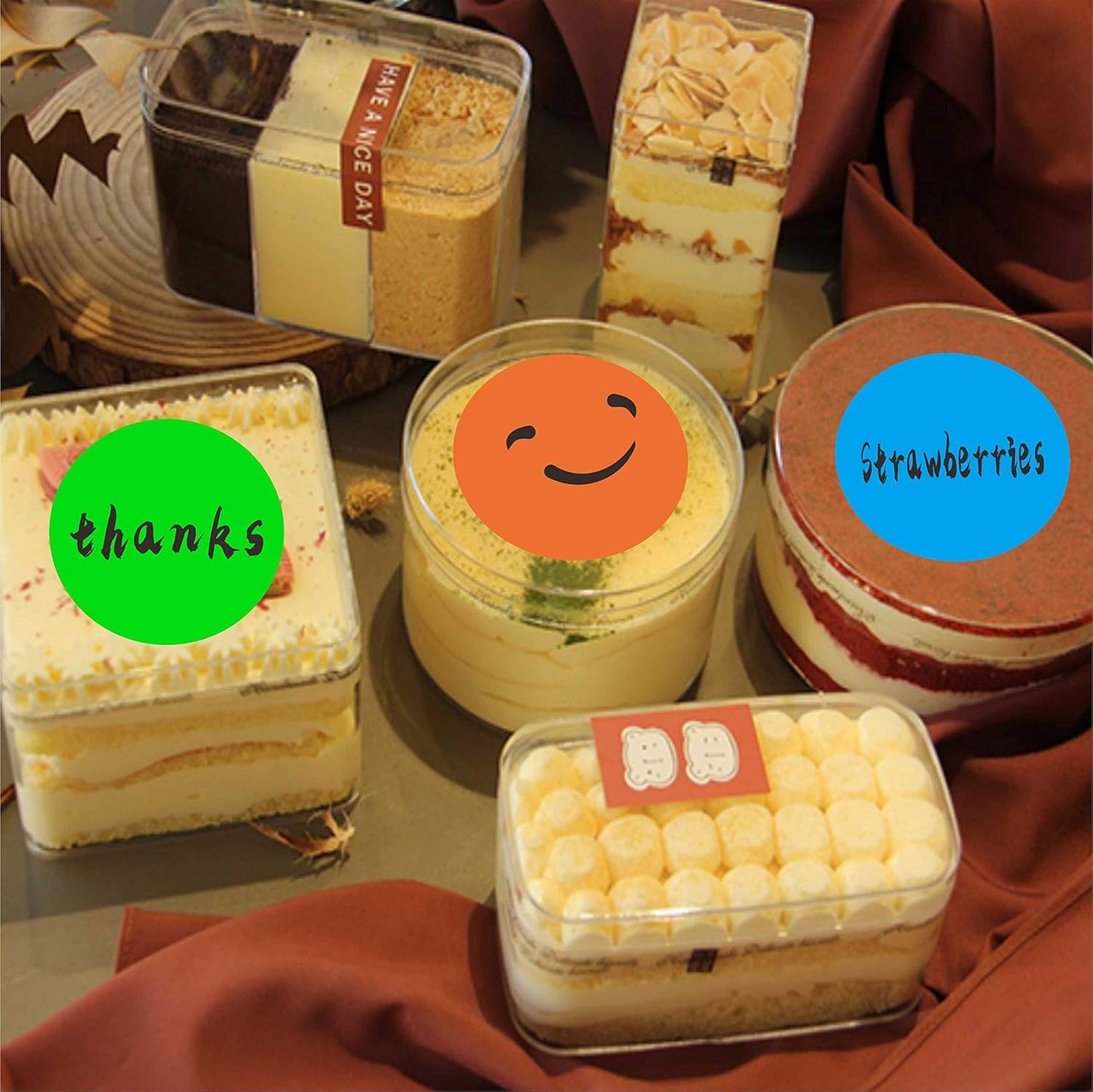 PARLAIM 2000PCS 3 Inch Round Color-Code Circle Dot Sticker Labels, 4 Rolls Multicolor (Red/Yellow/Green/Blue) Color Coding Label for Warehouse Inventory Package