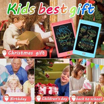 2 Pack LCD Writing Tablet for Kids, Preschool Toys for Twin Girl Boy Baby, Toddler Drawing Board Toy for Ages 3 4 5 6 7 8 Years Old, Birthday Christmas Basket Stuffers for Kids